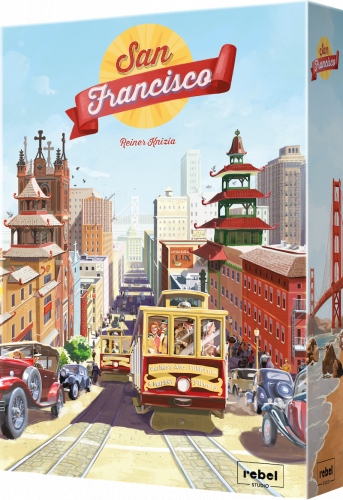 Spoločenská hra San Francisco (poľská edícia) Rebel